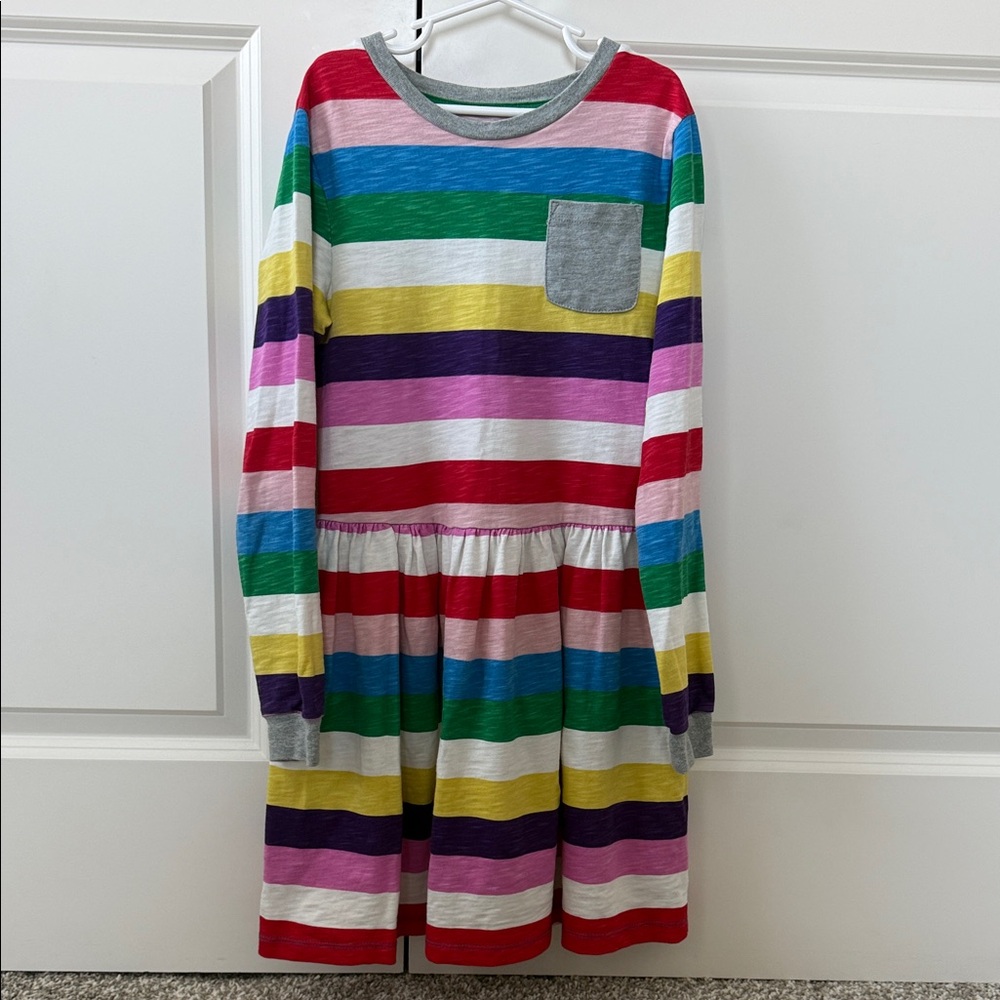 Mini Boden jersey dress long sleeve girls size 9-10